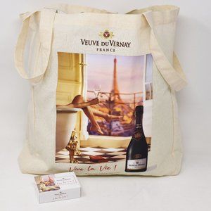 Veuve Du Vernay Tote Bag and Soap French Dessert Wine Vive La Vie Swag France